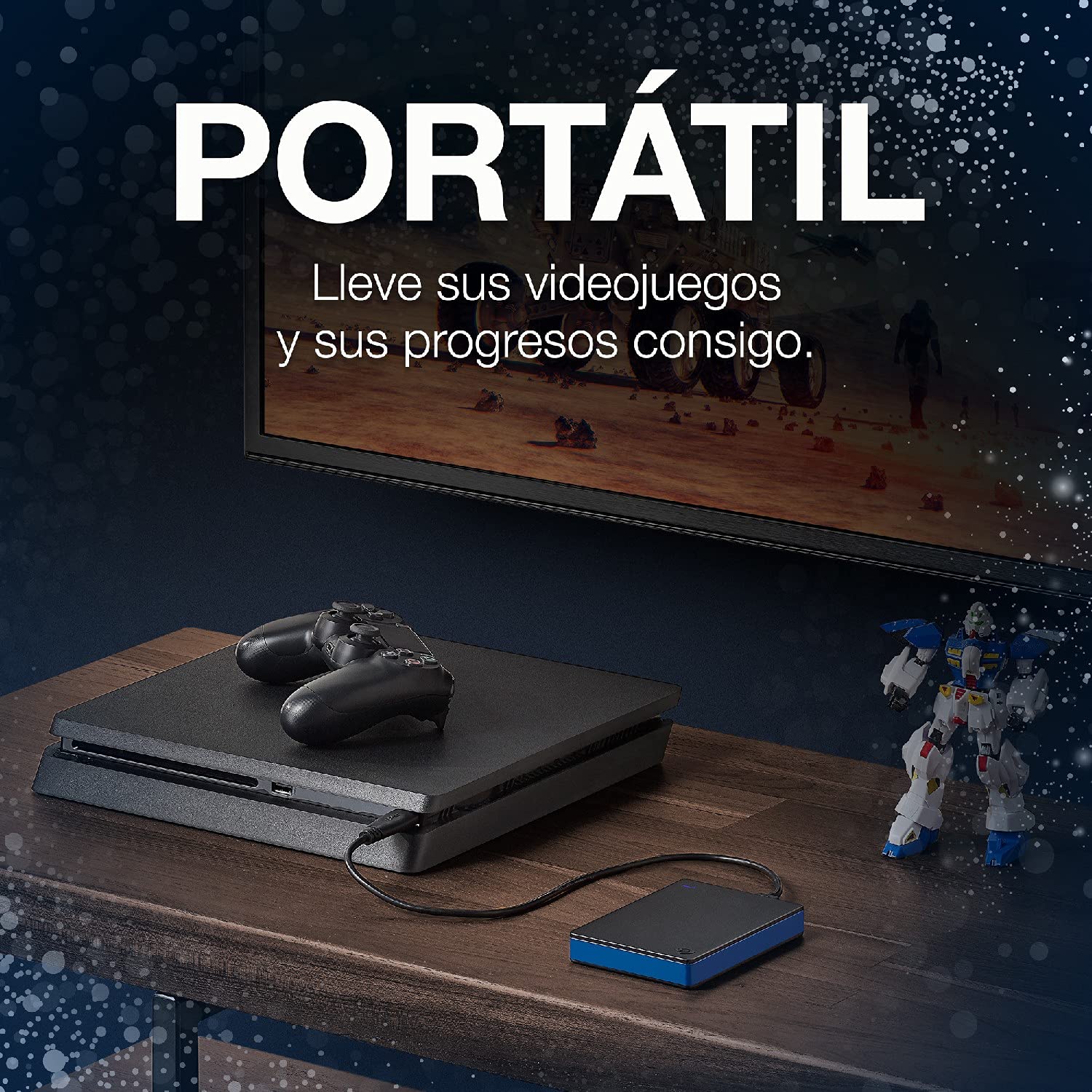 Seagate Game Drive for PS4, 4TB, Portable External Hard Drive